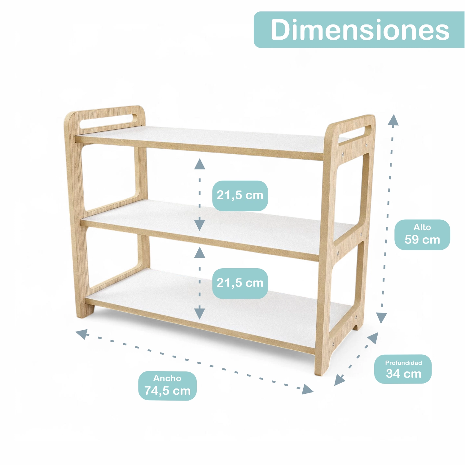Estantería Repisa Infantil Baja - Imagen 5